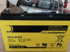 SUN Battery SB12-65SV0 AGM Akku 12V 65Ah Blei-Akku mit VDS