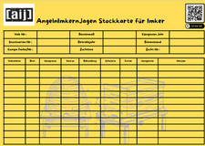 AIJ Stockkarte für Imker