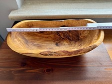 OLIVENHOLZ SCHALE / OBSTSCHALE AUS OLIVENHOLZ