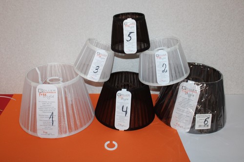 Lampenschirm transparent weiß - lampenschirm,