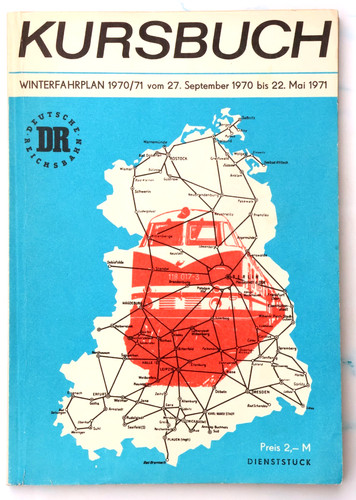 Deutsche reichsbahn kursbuch - deutsche,