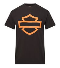 Harley-Davidson T-SHIRT OPEN B&S ON, Schwarz, Baumwolle, Gr. M-4XL