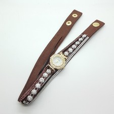 Damen Wickelband Armbanduhr