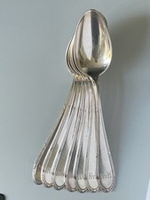 Kovolut 7 Stück Tafellöffel  WMF Patent 100er Silber 21 cm Monogrammiert N.v.H