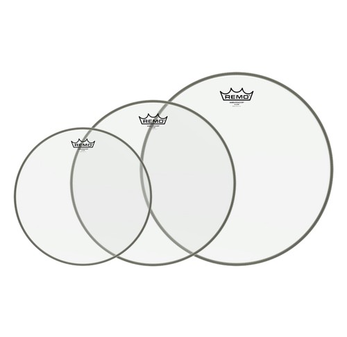 Remo ambassador schlagzeug - 3x,