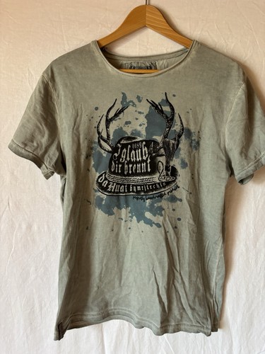 Marjo herren shirt grau - t-shirt, l