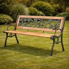 Antik Gartenbank Holz mit