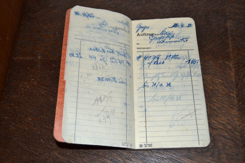 Orig auftragsbuch 1939 - auftragsbuch, 1939/40
