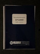 Klark Teknik DN6000 Audio