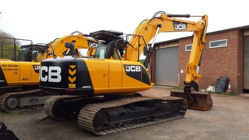 Jcb js220lc bagger aufkleber - js220lc,