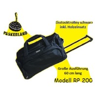 Eisstock Trolley RP 200, Farbe schwarz für Eisstock, Tasche, Paskerland 