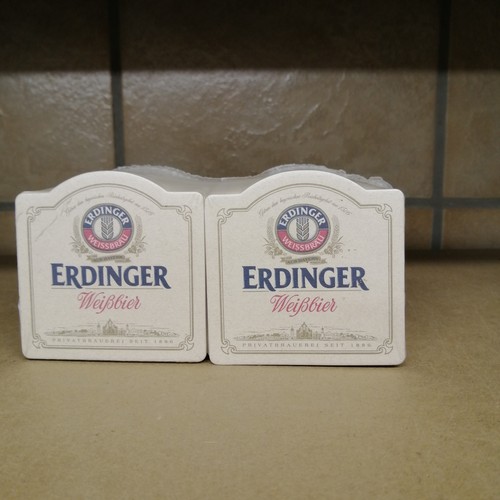 Bierdeckel erdinger weißbier - bierdeckel,