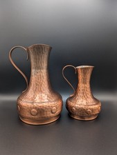 2 SKS Kupferkannen massiv Kupfer - Ca. 20cm und ca. 14cm