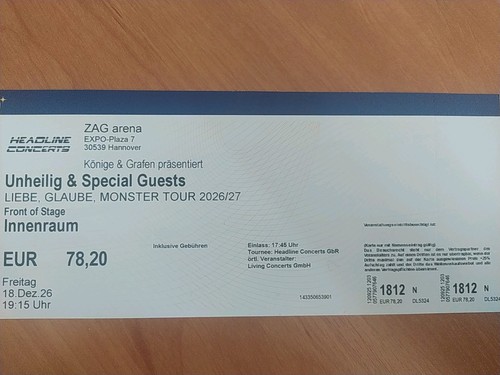 Unheilig konzert hannover - konzert,