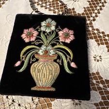 Vintage handtasche samt - vintage,