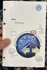 Bedienungsanleitung Betriebsanleitung Org. VW Bora Anleitung Bedienung 05:99