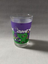 Milka Glas Milchglas Ostern Hase Wiese Blumen ca. 0,1 l