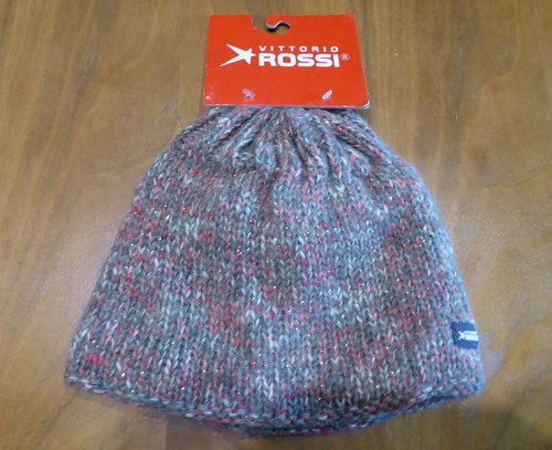 Mütze beanie rot grau - rot,