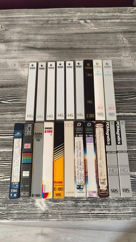 Vhs leerkassetten konvolut - vhs,
