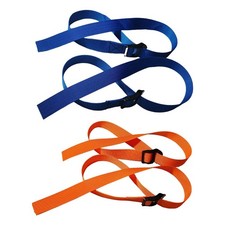 2x Rudergerät Fußriemen