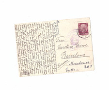 Ak Spanischer Zensurstempel