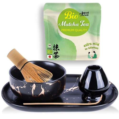 Matcha set mit bio - bio, tee