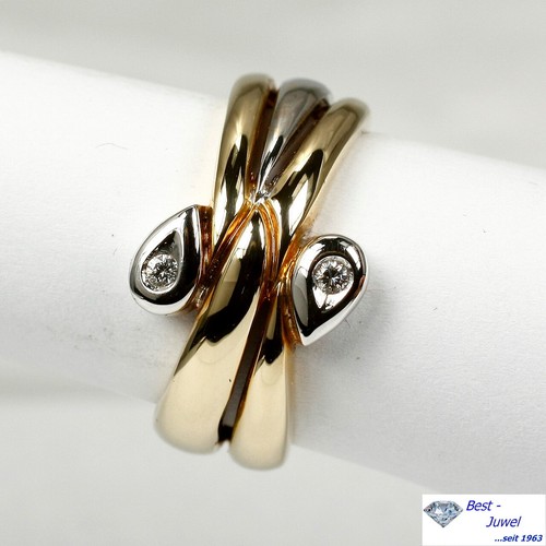 Ring 585 gold karat mit - ring, 14