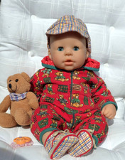 Zapf Puppe Chou Chou SET 16 Babypuppe 48 cm Spielpuppe mit Zubehör aus 2000 Doll