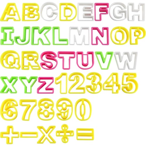 Teiliges fondant buchstaben - 40-teiliges,