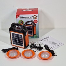 EASYmaxx Solar-Power Kit 4500mAh Solar-Powerbank 18 W Radio Outdoor DEFEKT!