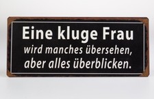 Blechschild Wandschild