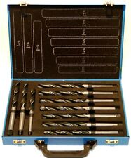 Spiralbohrer-Set 14-23 mm 10 tlg. HSS Konus-Bohrer Morsekegel MK1 & MK2 PeTools