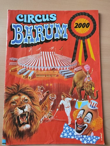Programmheft zirkus barum aus - zirkus,