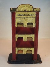 Bing Spur 0/1 Blech Fahrkartenautomat Grundplatte 11 x 7cm sehr alt #1907