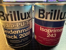 Brillux Farbe ISO 243 und Deckfarbe 2 X 750 ml Hydro-PU 2088