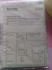 Kleid  Burda Schnittmuster 6189 34-44