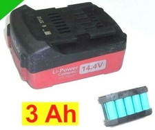 Zellentausch für Metabo Akku 14,4 V  14,4 Volt   Li Power 6.25498  mit  3,0 Ah 