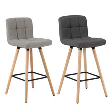 2er Barhocker Massivholz