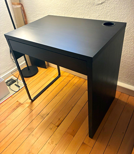 Ikea schreibtisch schwarz - schwarz, mit