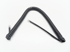 Hörerschnur schwarz matt