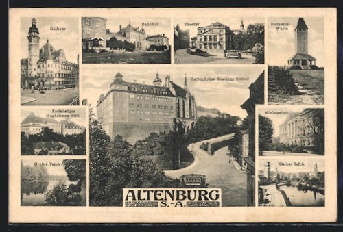 Ansichtskarte altenburg - altenburg, /