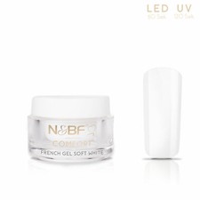 UV LED French White Gel Comfort 5ml Profi Frenchgel dickviskos milchig weiß