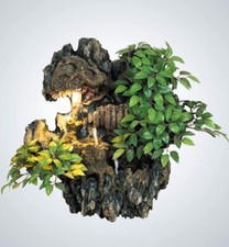 Hochwertiger Wand Zimmerbrunnen im Feng Shui -Stil und LED Beleuchtung W 204 S