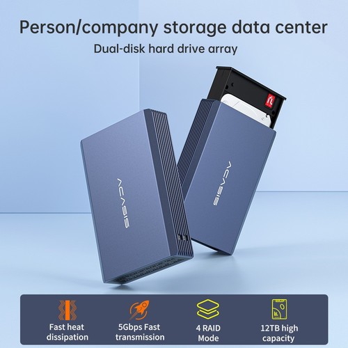 Acasis dual bay zoll usb - acasis,