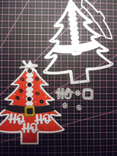 Stanzschablone, Tannenbaum, mehrtlg. Advent, Winter, Weihnachten