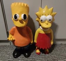 Bart & Lisa Simpson Deko Film Comic Figur Statue