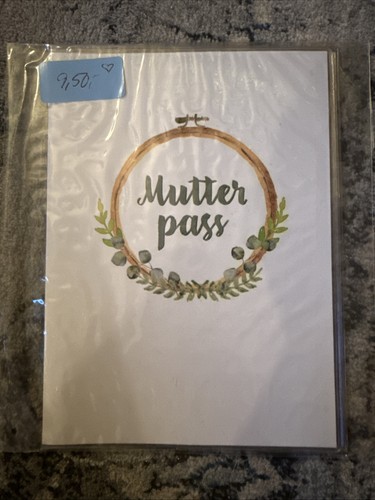 Mutterpasshülle neu - mutterpasshülle,