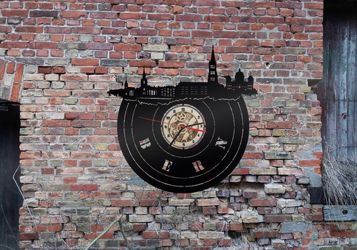 Uhr wanduhr bild insel bern - insel,