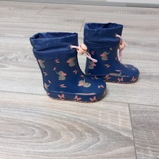 Baby Mädchen Jungen Gummistiefel Regenstiefel halbhoch GR. 19 Motiv Mini Elefant