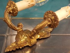 Antik wandlampe messing gold - wandlampe,